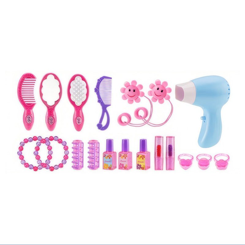 Princess Makeup Toy Set with Mirror, Chair, Accessories - Babies Mall