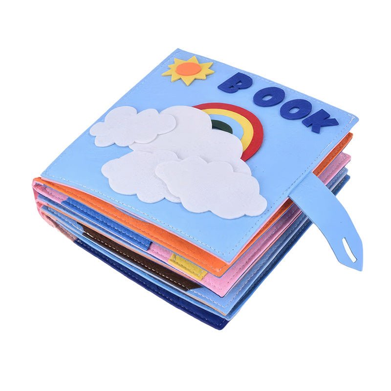 Quiet Book for Toddlers, 6 Pages, 12 Activity Boards - Babies Mall
