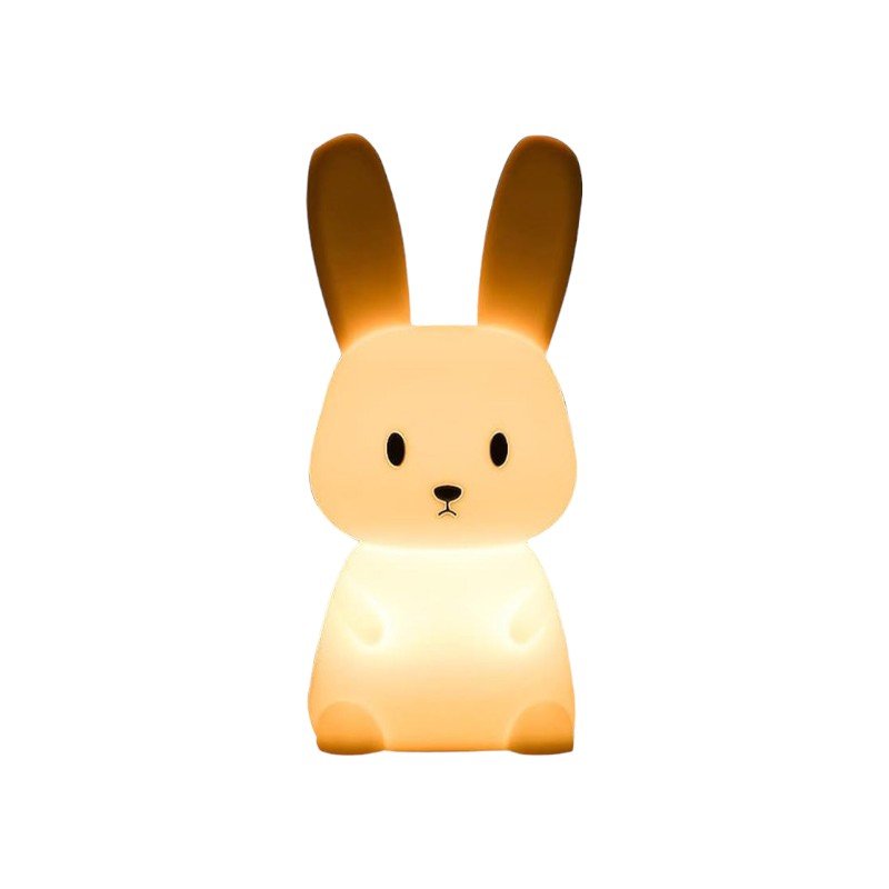Rabbit - Shaped LED Night Light – USB, Tap Control, Multi - Color - Babies Mall