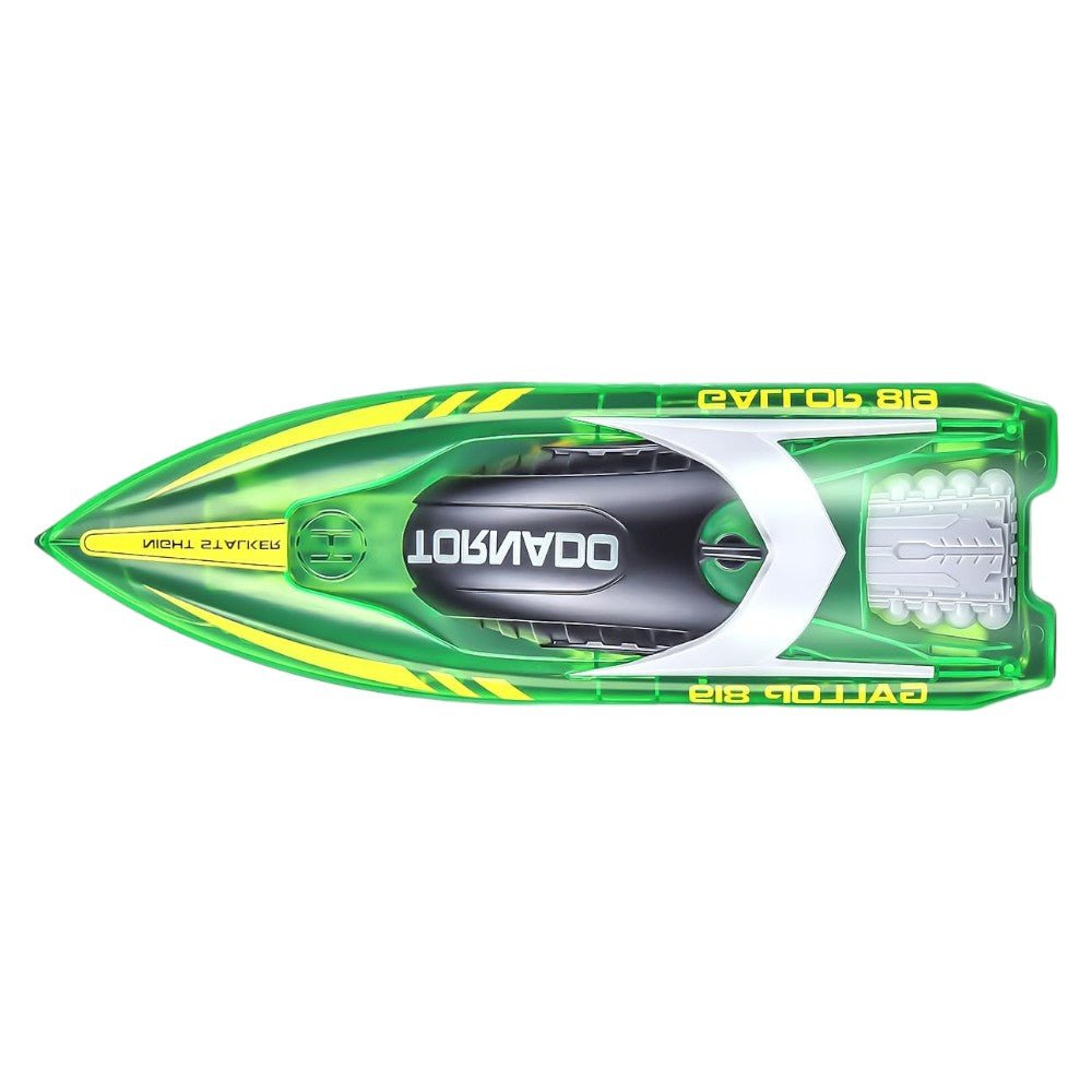 RC Speed Boat 2.4GHz – Dual Batteries, LED Lights, Fast Racing Toy - Babies Mall