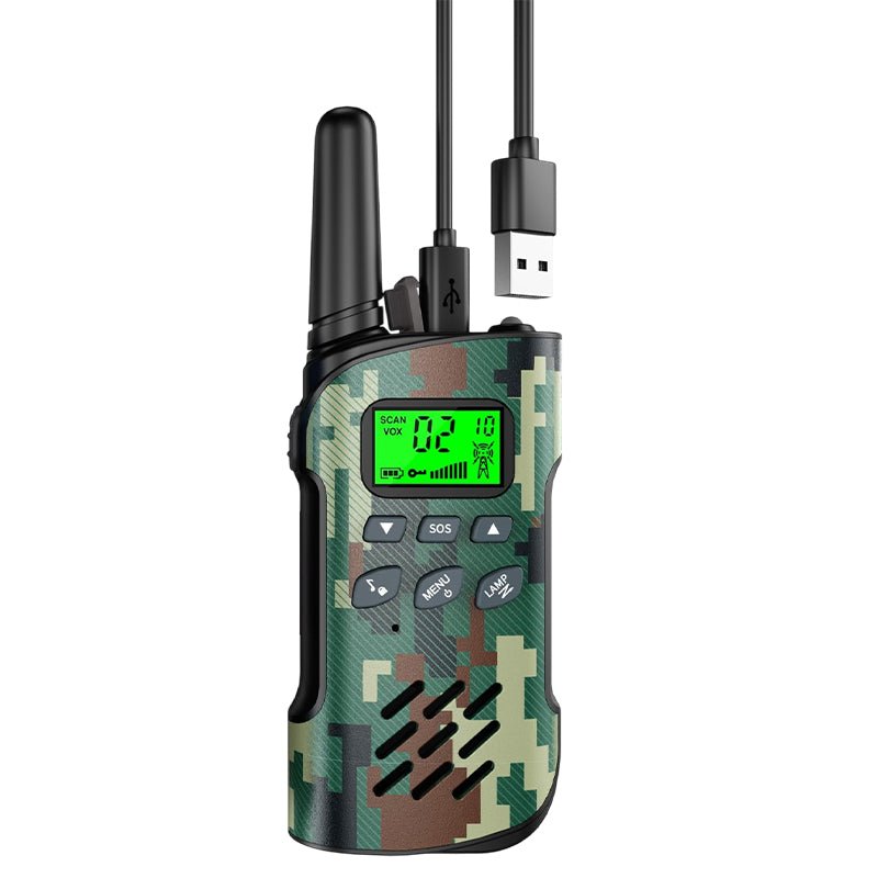 Rechargeable Walkie Talkies, 48H Battery, 3 Mile Range, 8 Channels - Babies Mall