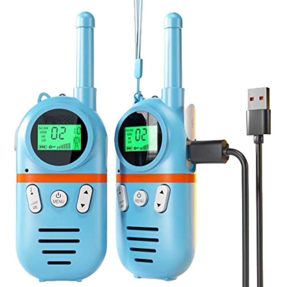 Rechargeable Walkie Talkies for Kids 48H Battery, 8 Channels, 3 - Mile Range - Babies Mall