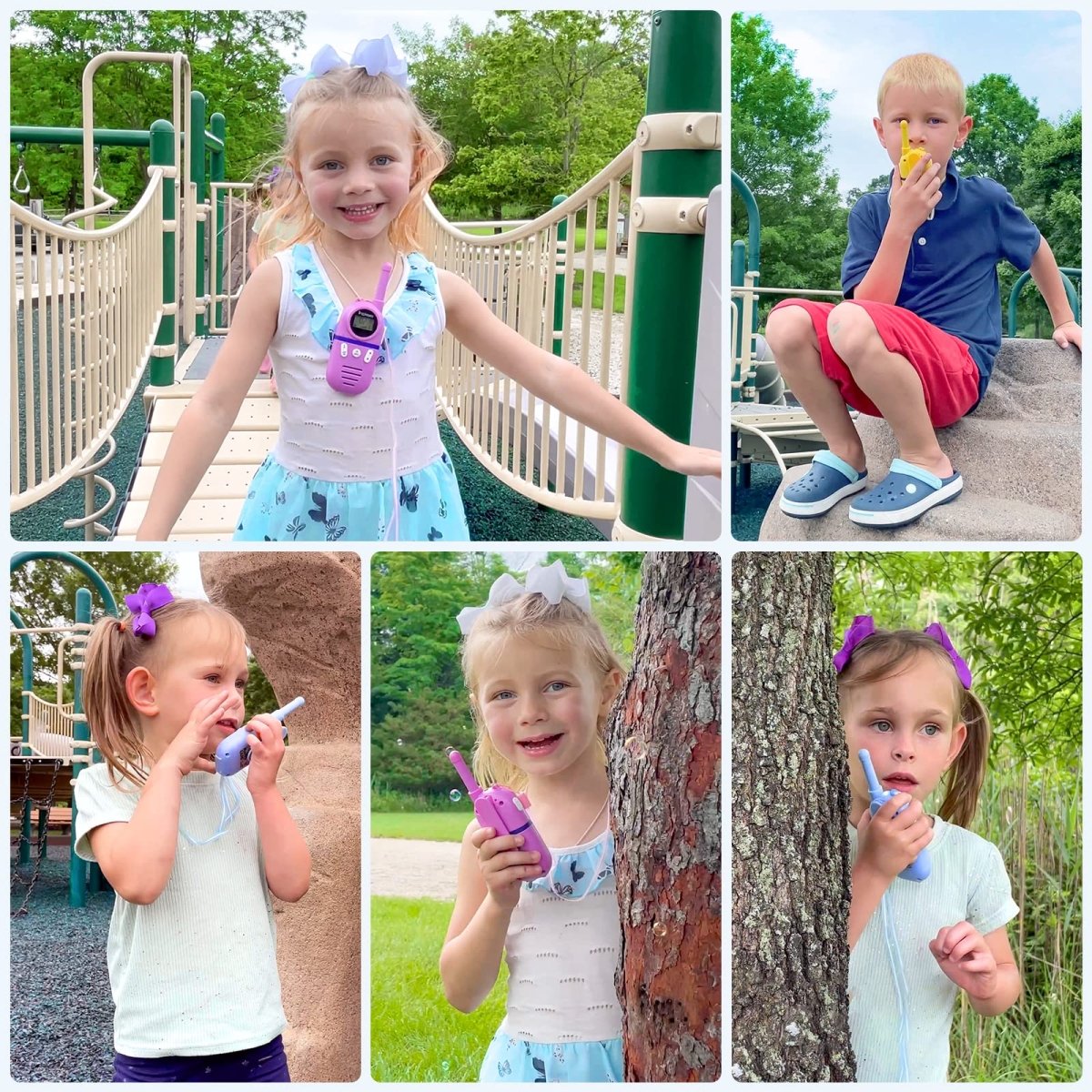 Rechargeable Walkie Talkies for Kids, 48H Battery, Long Range, Outdoor - Babies Mall