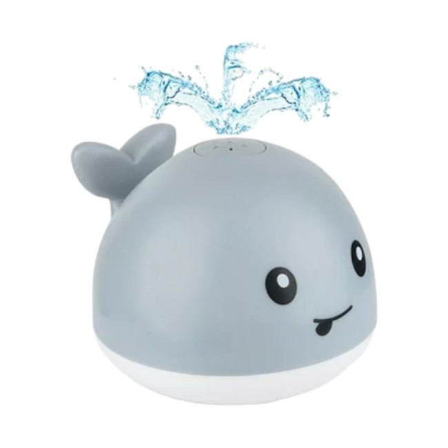 Rechargeable Whale Bath Toy, Sprays Water and Glows in Tub - Babies Mall