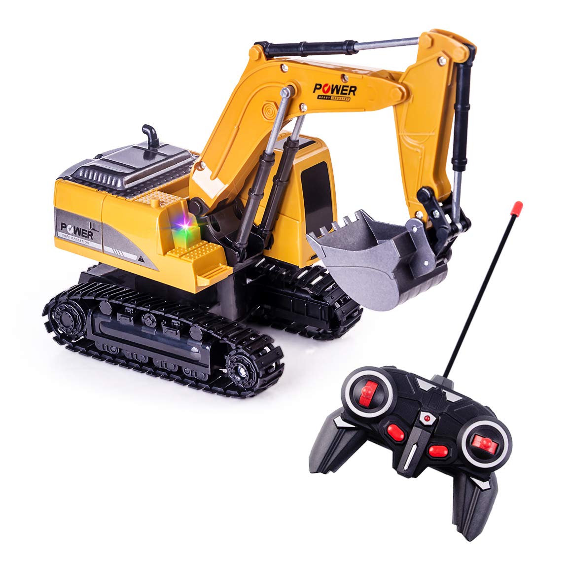 Remote - Control Toy 1:24 Scale, 6 - Channel RC Construction Truck - Babies Mall