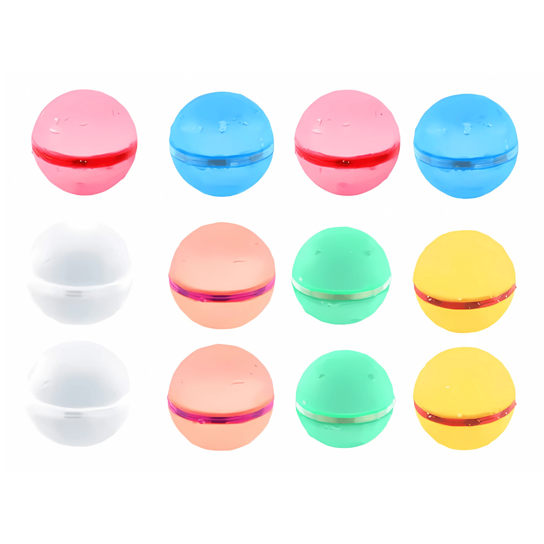 Reusable Silicone Water Balloons – Self - Sealing Quick Fill Splash Toys - Babies Mall