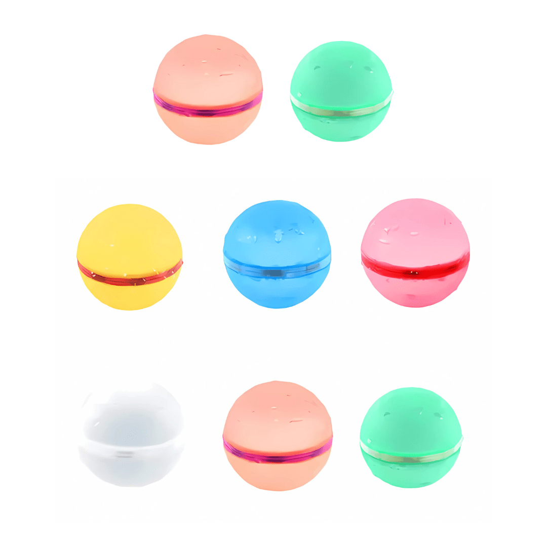 Reusable Silicone Water Balloons – Self - Sealing Quick Fill Splash Toys - Babies Mall