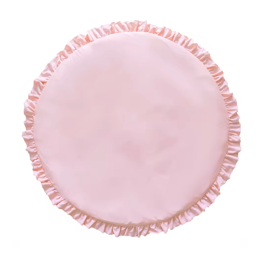 Round Cotton Play Tent Mat, Soft Nordic - Style Cushion for Kids’ Rooms - Babies Mall