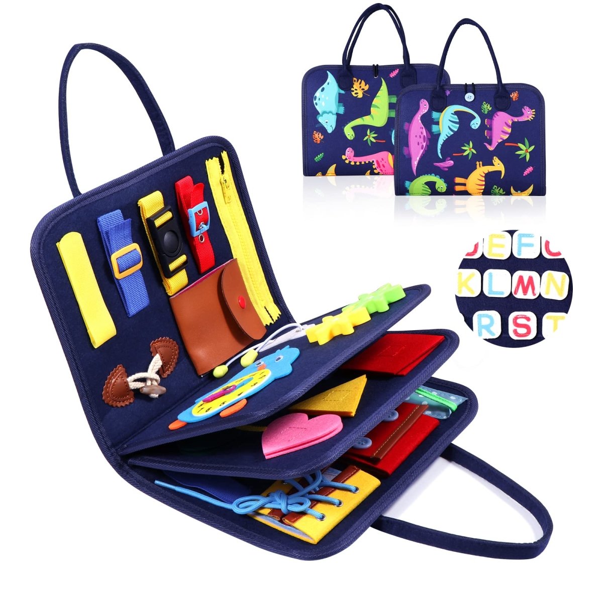 Sensory Learning Board Motor Skills Activity Multiple Games - Babies Mall