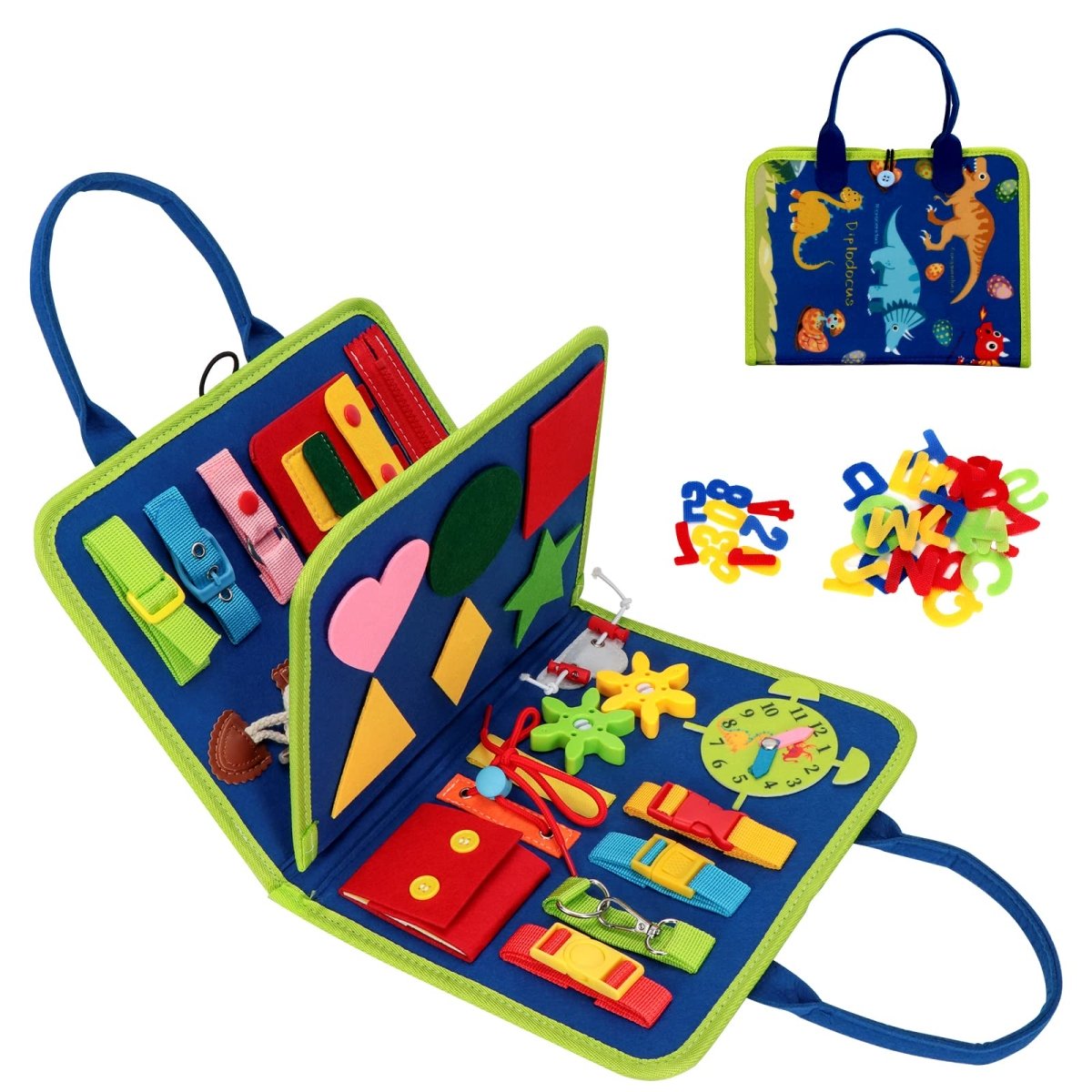 Sensory Learning Board Motor Skills Activity Multiple Games - Babies Mall
