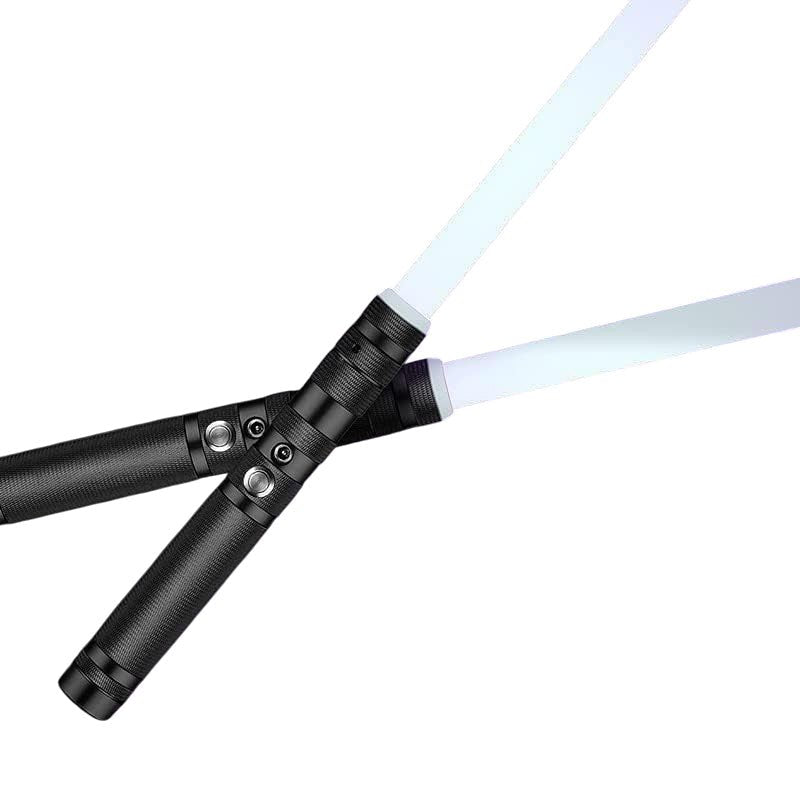 Set Of Two Metal Hilt Lightsaber With Handle, Multiple Light Options - Babies Mall