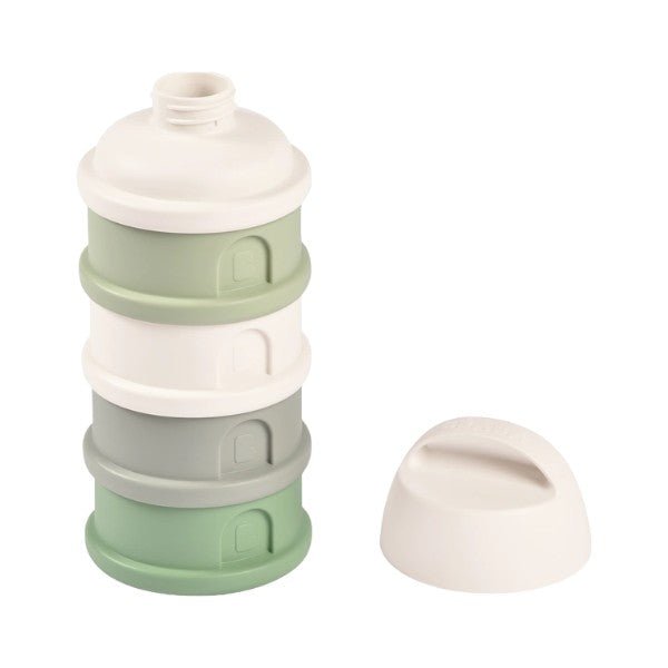 Stackable Milk Powder Container with Four Interchangeable Compartments - Babies Mall
