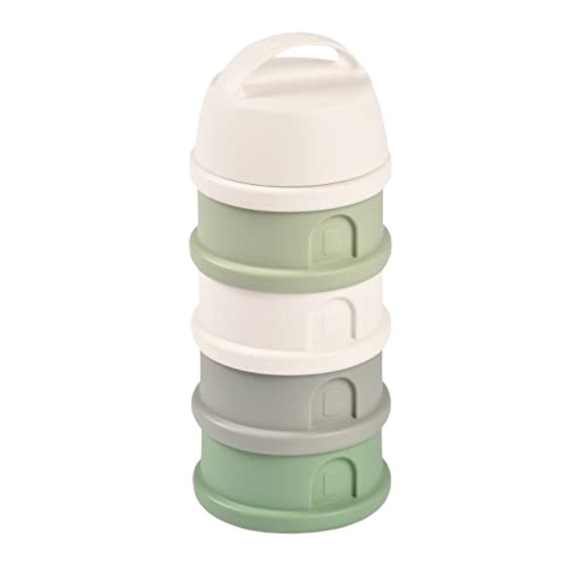 Stackable Milk Powder Container with Four Interchangeable Compartments - Babies Mall