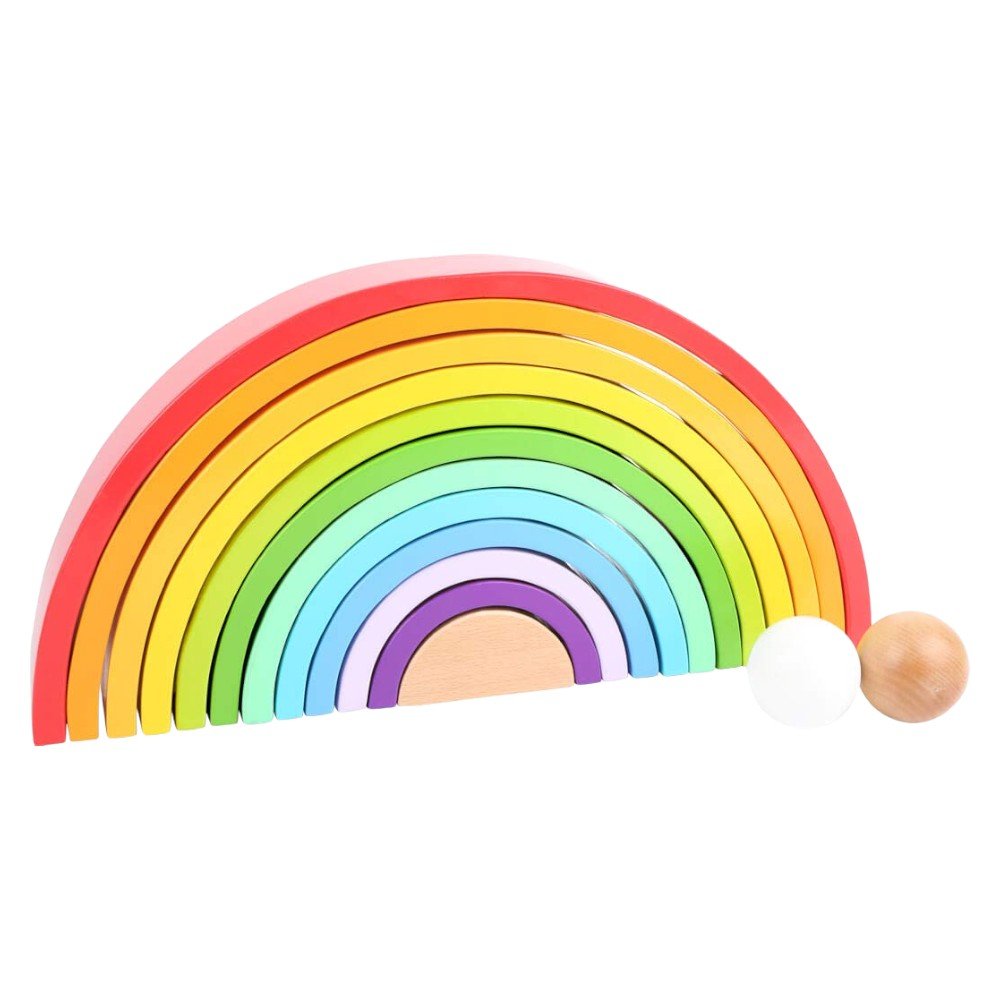 Stackable Wooden Blocks & Nesting Toys for Toddlers - Babies Mall