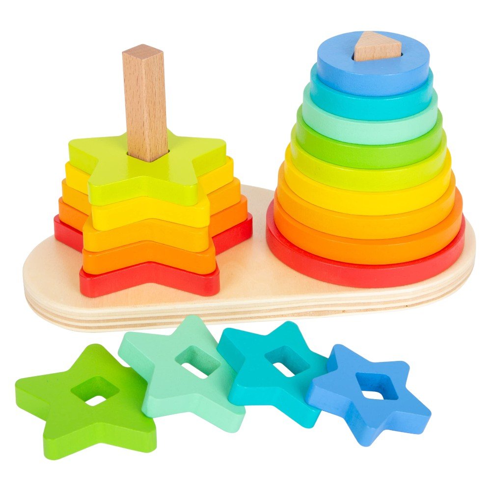 Stackable Wooden Blocks & Nesting Toys for Toddlers - Babies Mall