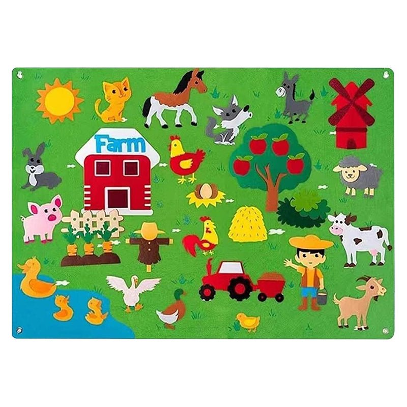 Storyboard Set for Kids, Farm - Themed DIY Reusable Board Activity - Babies Mall