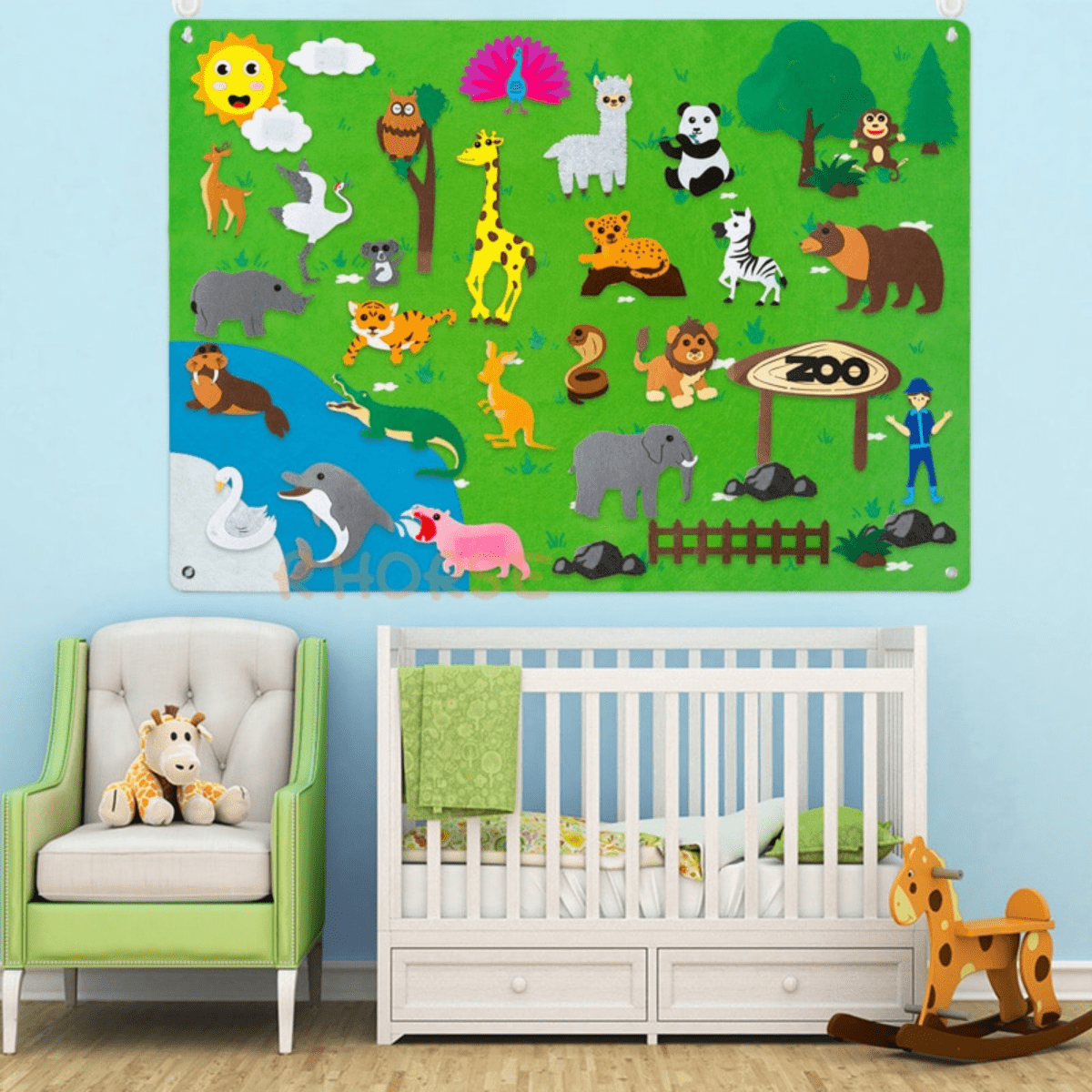 Storyboard Set for Kids, Farm - Themed DIY Reusable Board Activity - Babies Mall