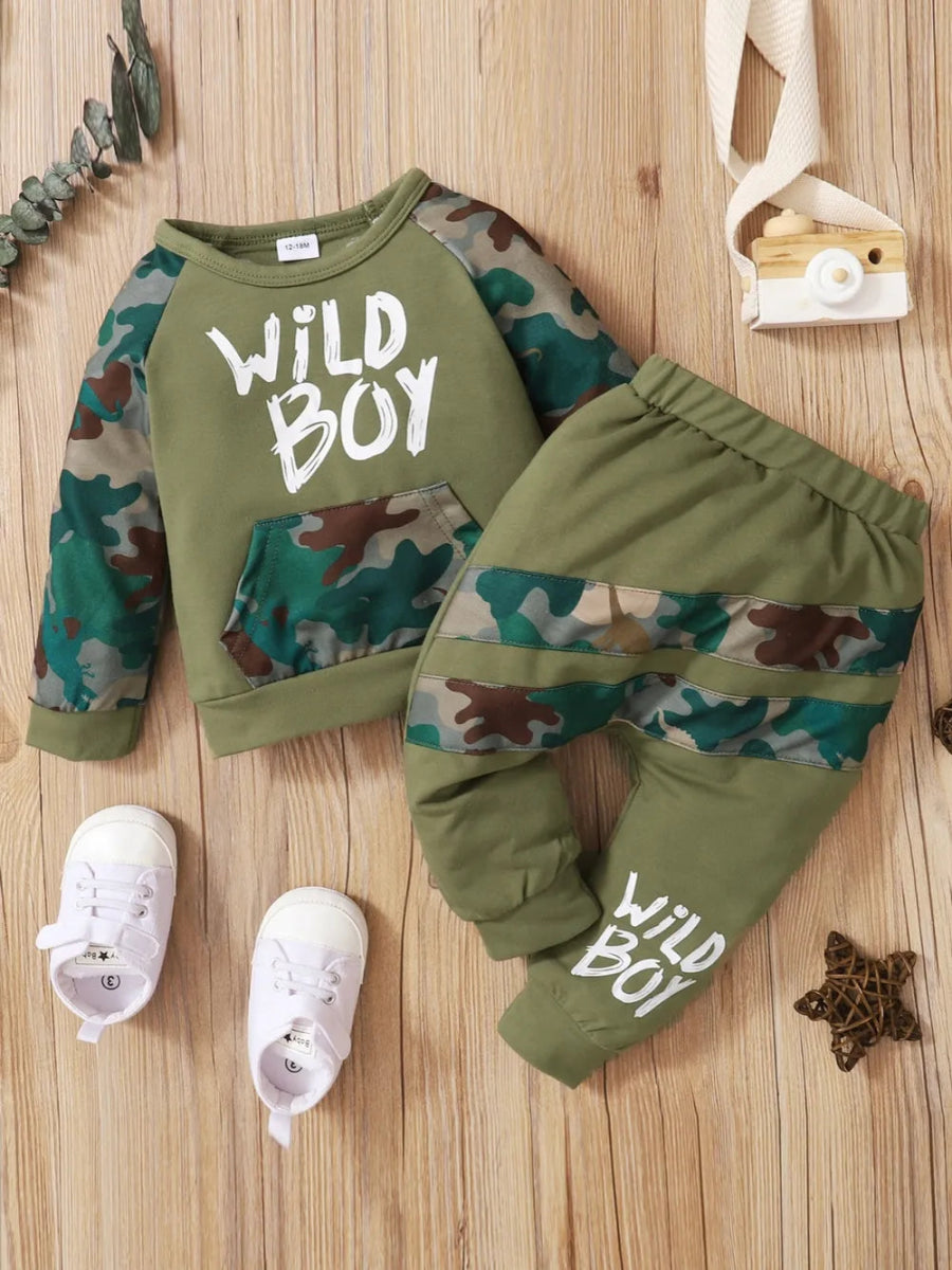 Toddler Button - Up Two - Piece Set Outfit – Soft & Stretchy - Babies Mall