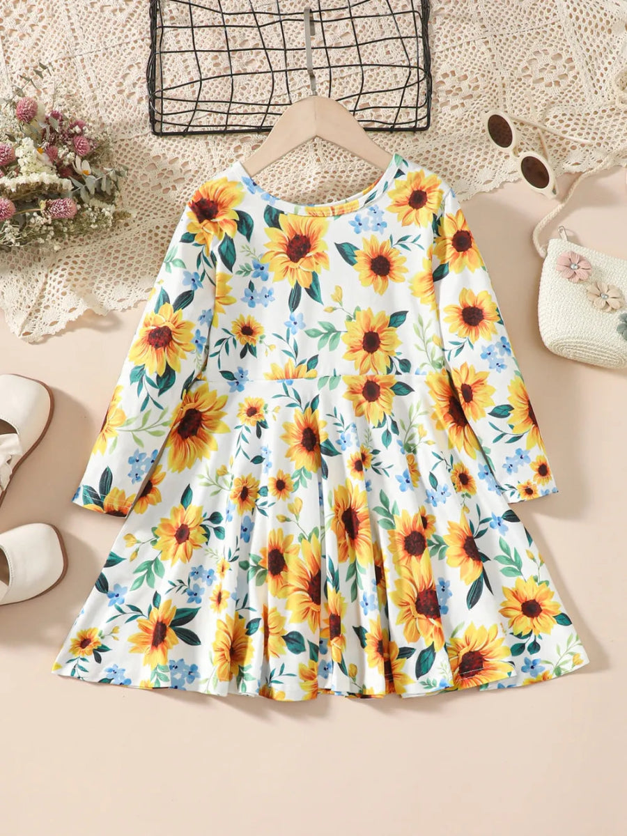 Toddler cotton dress basic fit everyday wear - Babies Mall