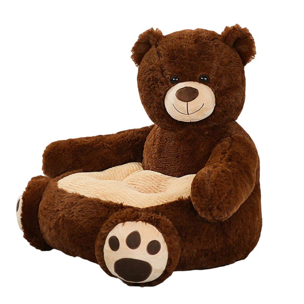 Toddler Plush Soft Sofa Chair Bear and Panda Style - Babies Mall