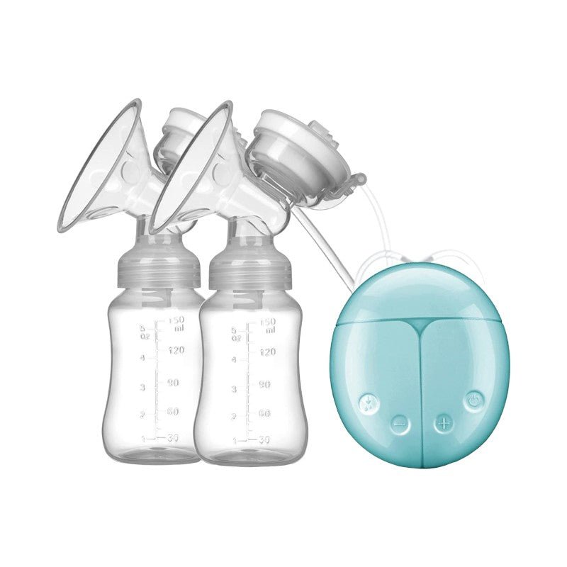 USB Electric Double Breast Pump 3 Colors, Low Noise, Portable - Babies Mall