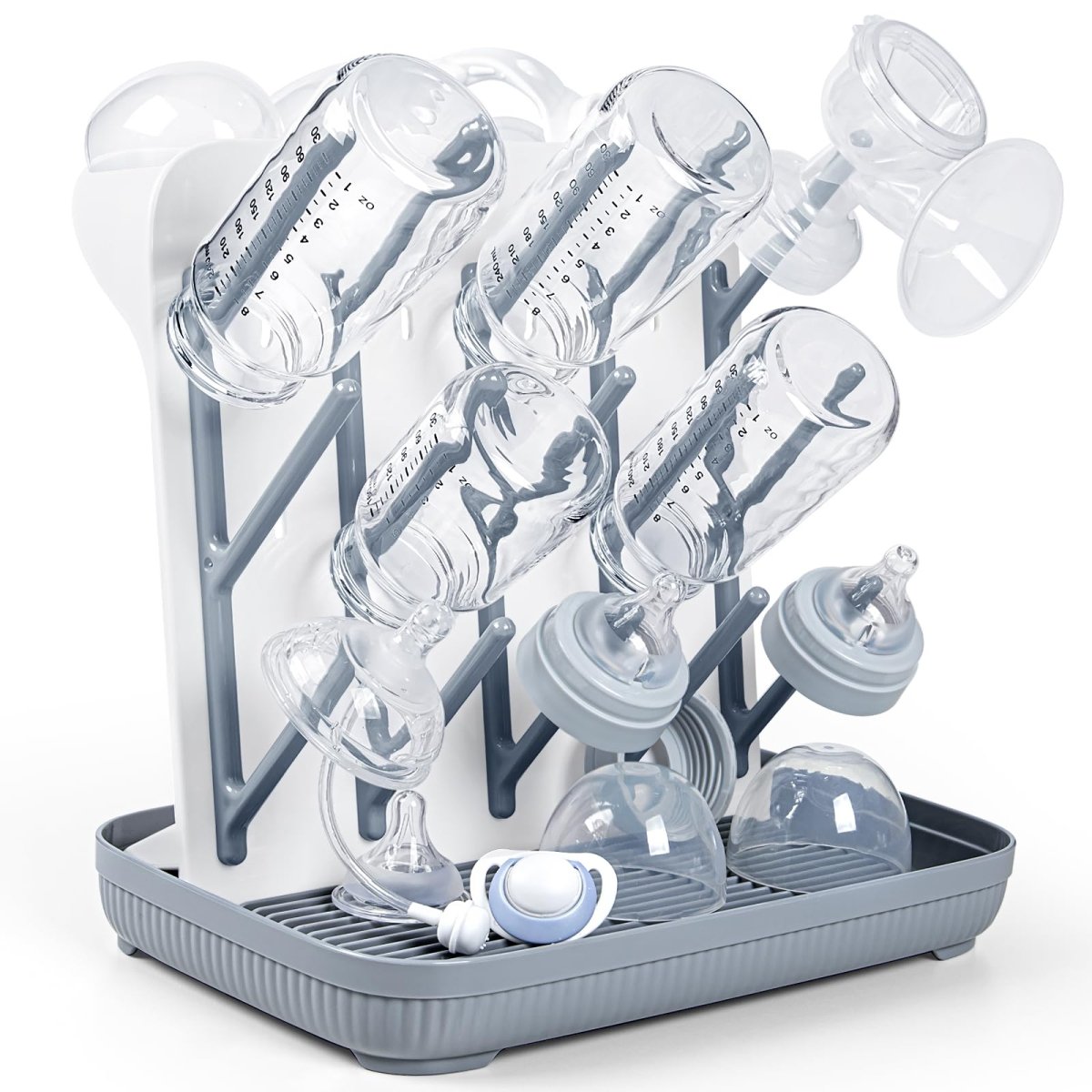 Vertical Baby Bottle Drying Rack Stand for Bottles & Pump Parts - Babies Mall