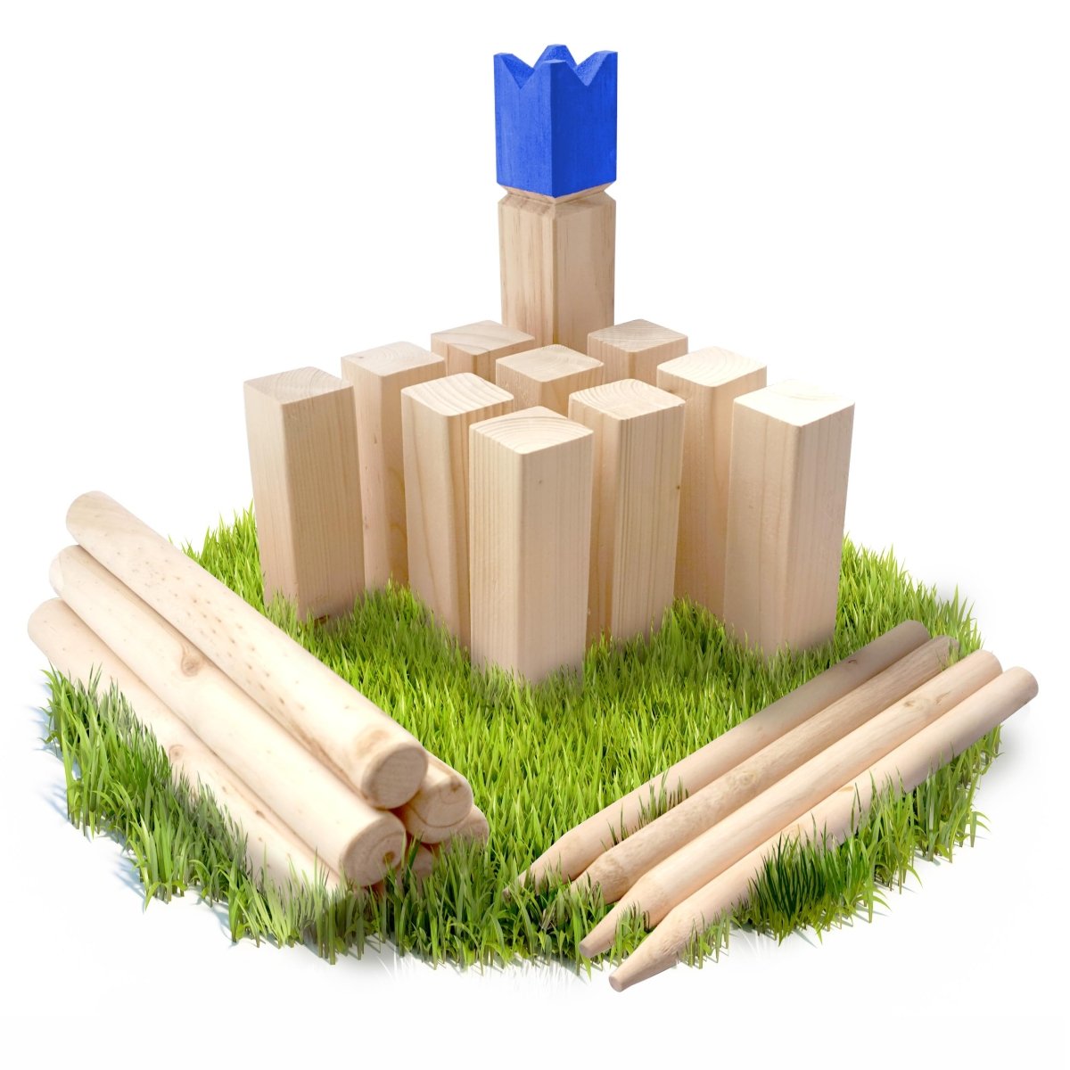Viking Strategy Battle Game Wooden Outdoor Game Set - Babies Mall