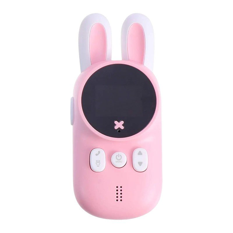 Walkie Talkie Bunny Toy for Kids, 3km Range, 22 Channels, LED Light - Babies Mall