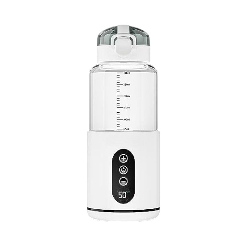 Wireless Baby Bottle Warmer, USB Rechargeable, Adjustable Temperature - Babies Mall