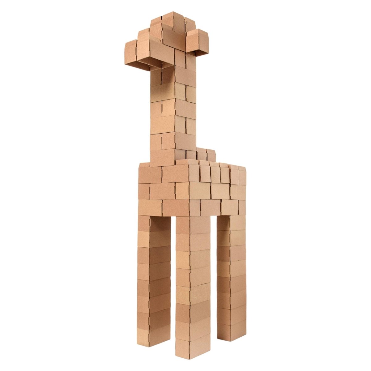 XXL Stackable Cardboard Blocks – Different Sets of Interlocking Bricks - Babies Mall